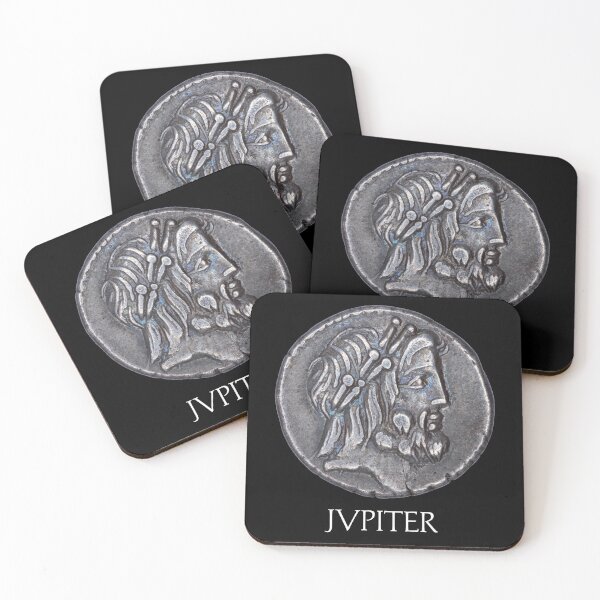 Item preview, Jupiter God Portrait with Name designed and sold by OptimoPrincipi Roman Coins.