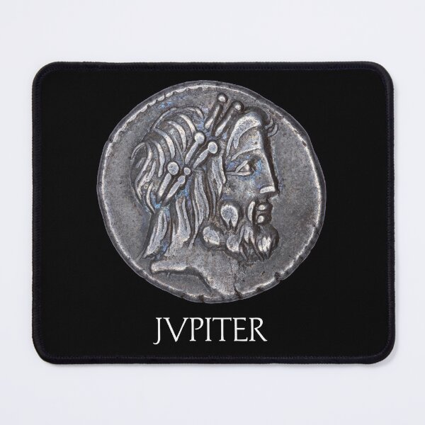 Item preview, Jupiter God Portrait with Name designed and sold by OptimoPrincipi Roman Coins.