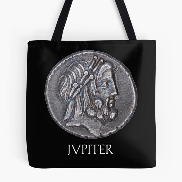 Item preview, Jupiter God Portrait with Name designed and sold by OptimoPrincipi Roman Coins.