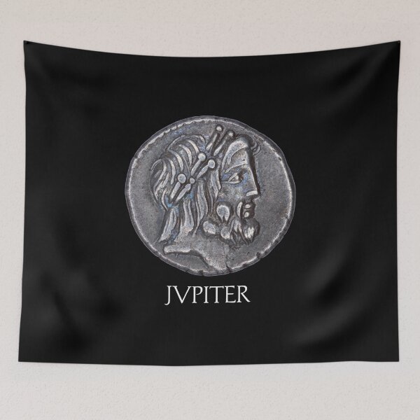 Item preview, Jupiter God Portrait with Name designed and sold by OptimoPrincipi Roman Coins.