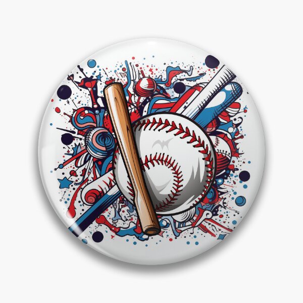 Item preview, Baseball ball and bat USA US Team Sport ball and bat softball designed and sold by FrenchsTuck.