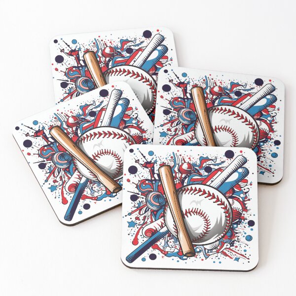 Item preview, Baseball ball and bat USA US Team Sport ball and bat softball designed and sold by FrenchsTuck.