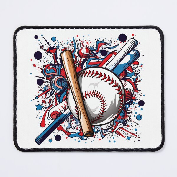 Item preview, Baseball ball and bat USA US Team Sport ball and bat softball designed and sold by FrenchsTuck.