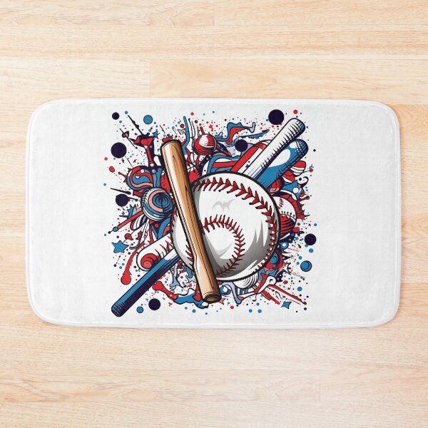 Item preview, Baseball ball and bat USA US Team Sport ball and bat softball designed and sold by FrenchsTuck.