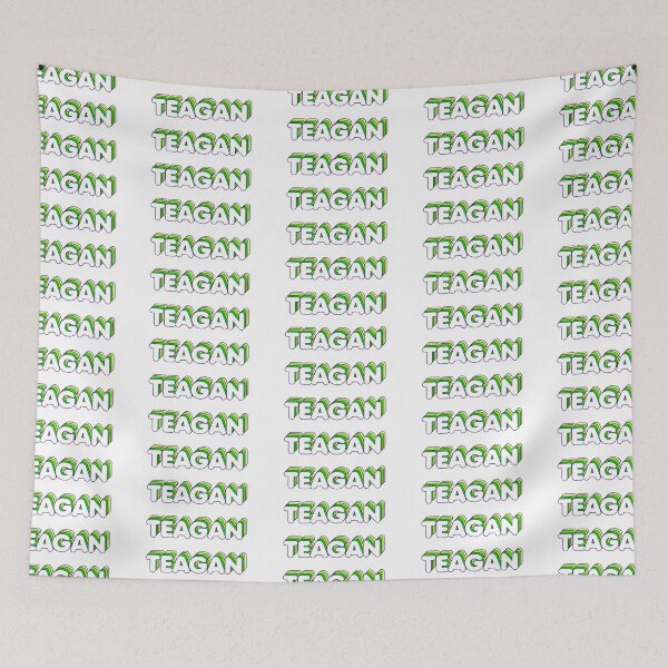 Item preview, Green Layers Teagan Name Label designed and sold by NormadWorld.