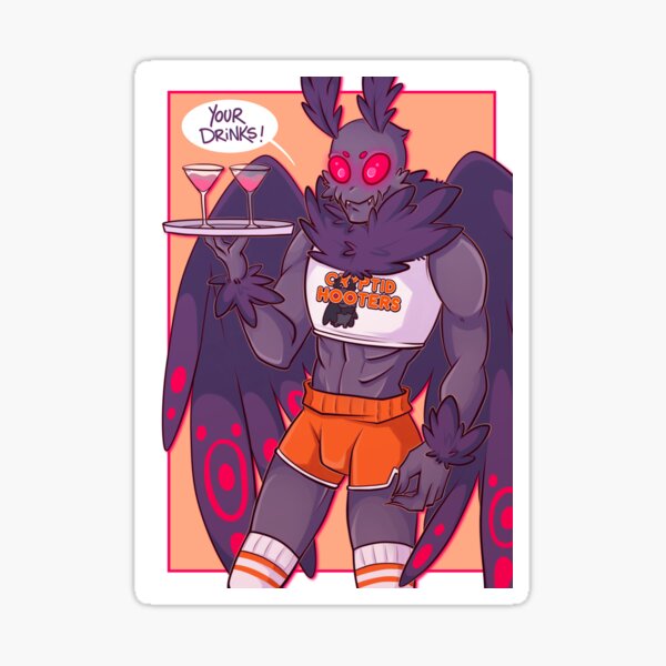 Item preview, Mothman Hooters designed and sold by JekyllDraws.