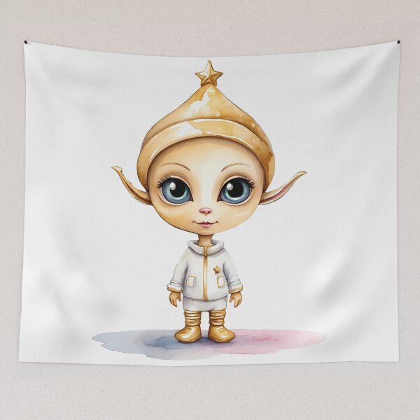 Item preview, cute aliens standing relaxed designed and sold by wplamkung.
