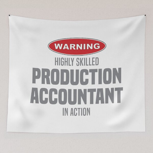 Item preview, Highly Skilled Production Accountant in Action designed and sold by NermilioDesigns.