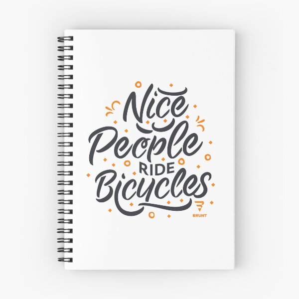 Item preview, Nice people ride bicycles. Biking gift idea designed and sold by BRUNTadventures.