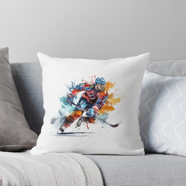 Artikelvorschau, Amerikanischer Eishockeyspieler beim Schlittschuhlaufen entworfen und verkauft von FrenchsTuck.
