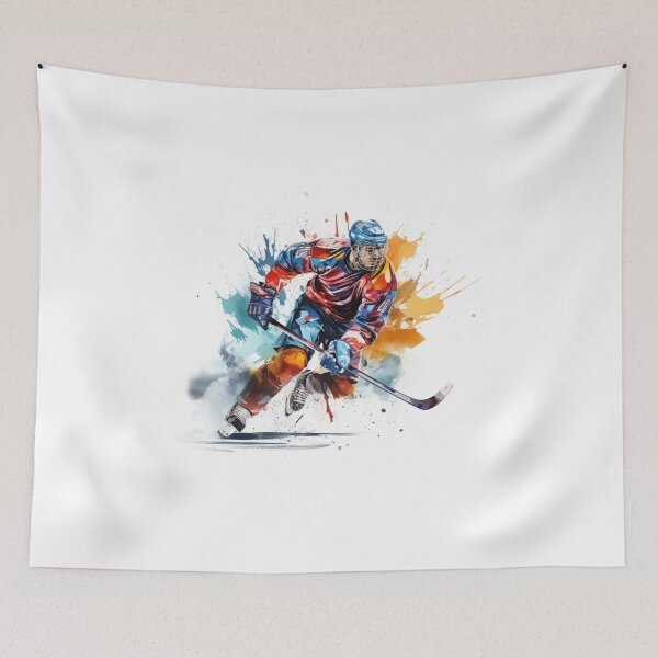 Item preview, American Ice Hockey Player skating designed and sold by FrenchsTuck.