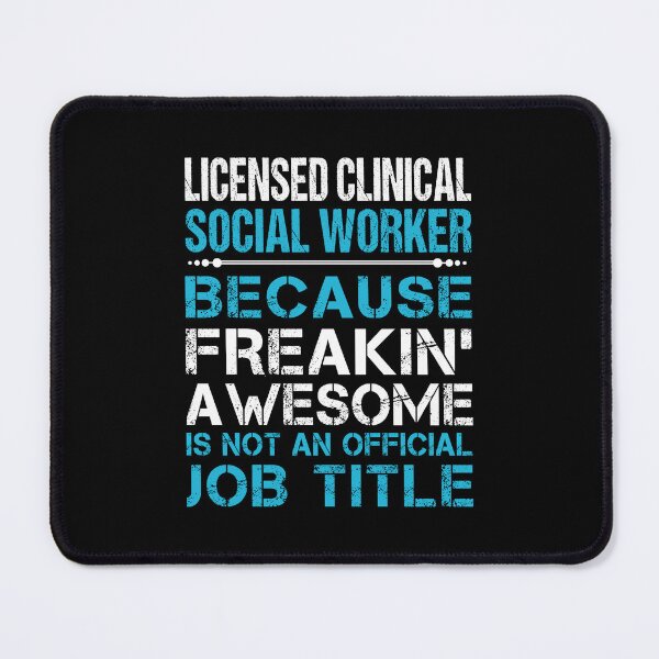 Item preview, Licensed Clinical Social Worker - Freaking Awesome designed and sold by alphatinost.