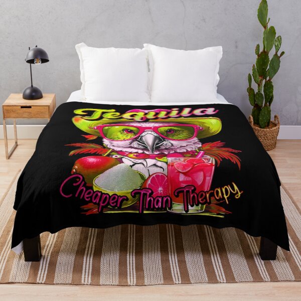Item preview, Tequila Cheaper Than Therapy Summer Parrot designed and sold by MindWave THC.