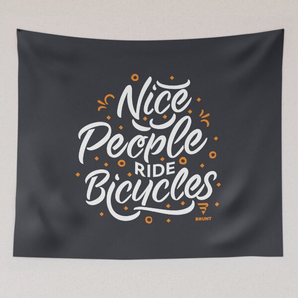 Item preview, Nice people ride bicycles. Biking gift idea designed and sold by BRUNTadventures.