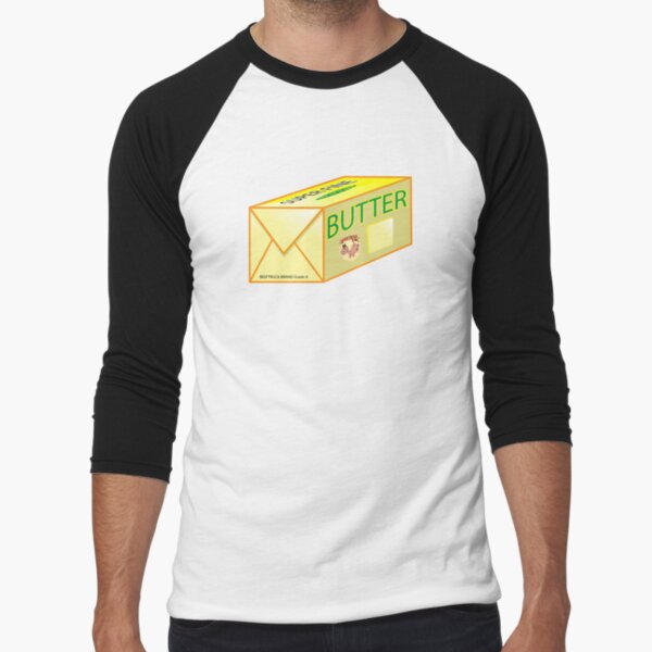 Butter Baseball ¾ Sleeve T-Shirt