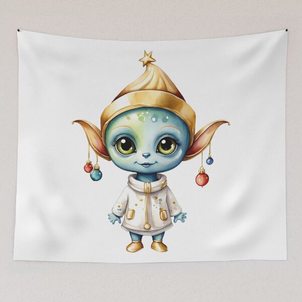 Item preview, cute aliens standing relaxed designed and sold by wplamkung.