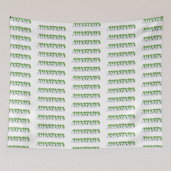 Item preview, Green Layers Anastasia Name Label designed and sold by NormadWorld.