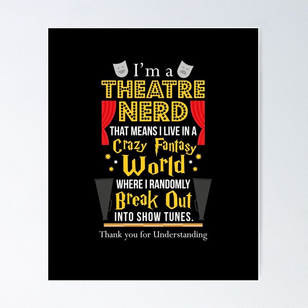 Artikelvorschau, Theaterliebhaber | Theaterfreak | Theatergeschenke | Musiktheaterhemd | Drama Lehrer Geschenk | Theater Geschenkideen | Theaterhemd | Theatergeschenk | Theater-Nerd | Thespian-Shirt entworfen und verkauft von Kreature Look.