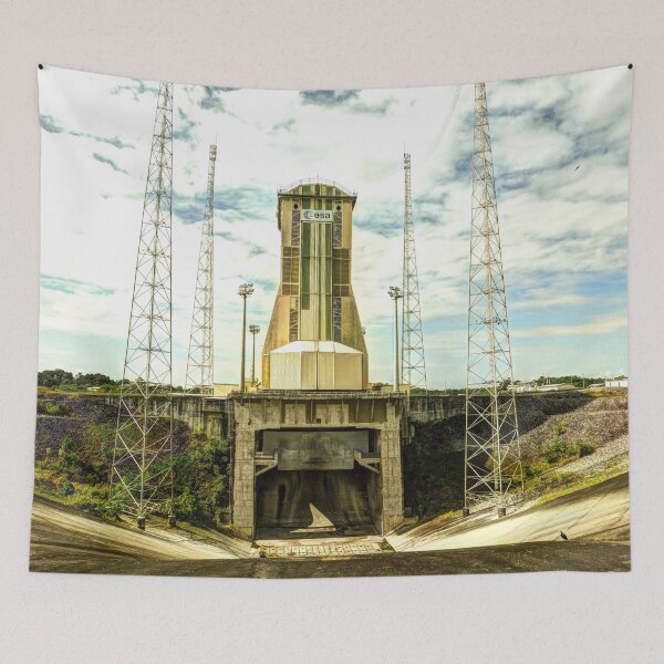 Item preview, Rocket Launch Tower, French Guiana designed and sold by MadaruCreations.