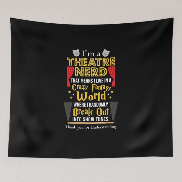 Item preview, theatre lover | theatre geek | theatre gifts | music theatre shirt | drama teacher gift | theatre gift ideas | theatre shirt | theater gift | theatre nerd | thespian shirt designed and sold by Kreature Look.
