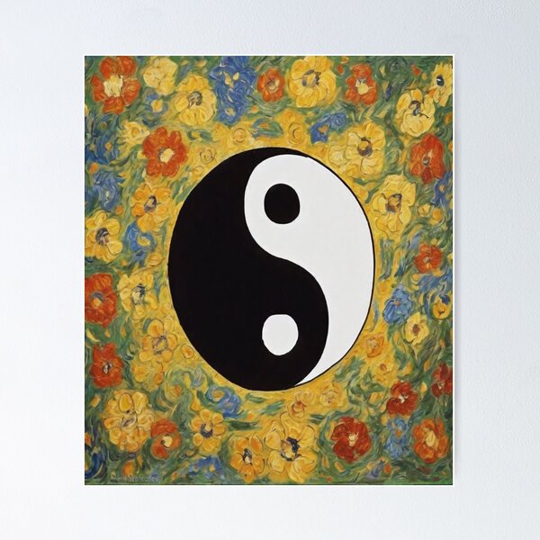 Aperçu de l'œuvre Harmonie en équilibre : symbole Yin Yang créée et vendue par Artisticanvas.