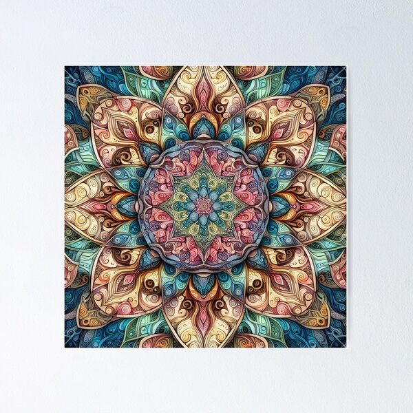 Item preview, The great turtle Mandala designed and sold by scollins5.