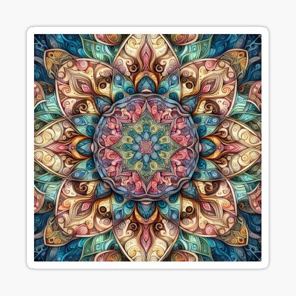 Item preview, The great turtle Mandala designed and sold by scollins5.
