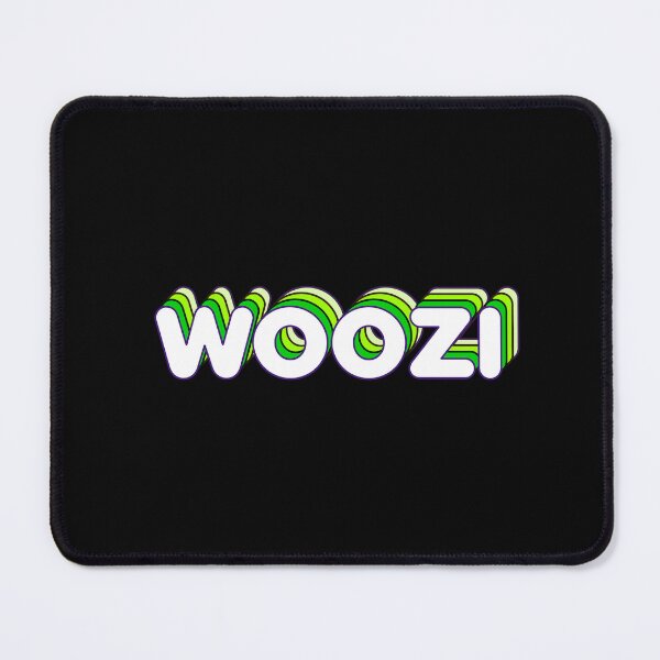 Item preview, Green Layers Woozi Name Label (Black) designed and sold by NormadWorld.