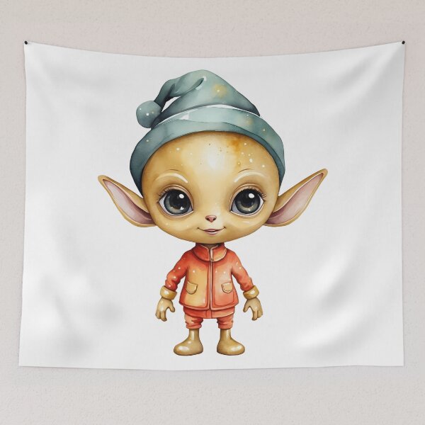 Item preview, cute aliens standing relaxed designed and sold by wplamkung.