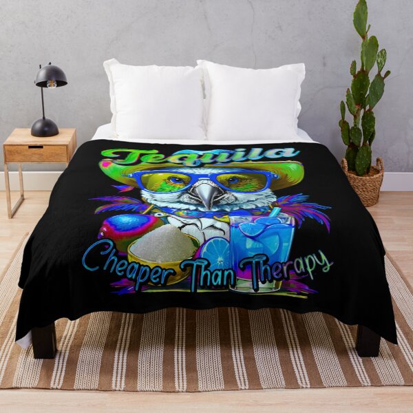 Item preview, Tequila Cheaper Than Therapy Summer Parrot designed and sold by MindWave THC.