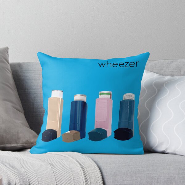 Item preview, Wheezer Blue Album (Weezer but they're actual Asthma Puffers) designed and sold by superraddd.