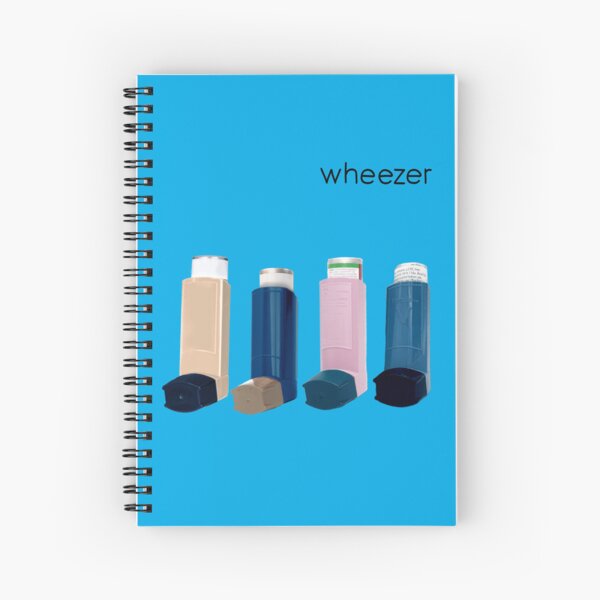 Item preview, Wheezer Blue Album (Weezer but they're actual Asthma Puffers) designed and sold by superraddd.