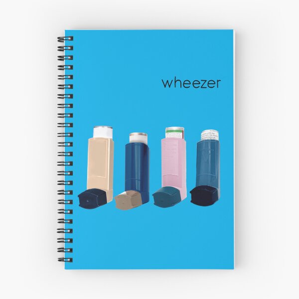 Item preview, Wheezer Blue Album (Weezer but they're actual Asthma Puffers) designed and sold by superraddd.