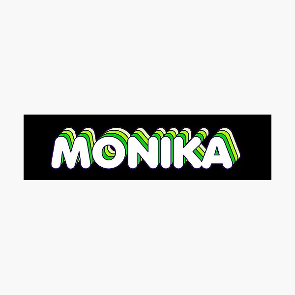 Artikelvorschau, Green Layers Monika Namensschild (Schwarz) entworfen und verkauft von NormadWorld.