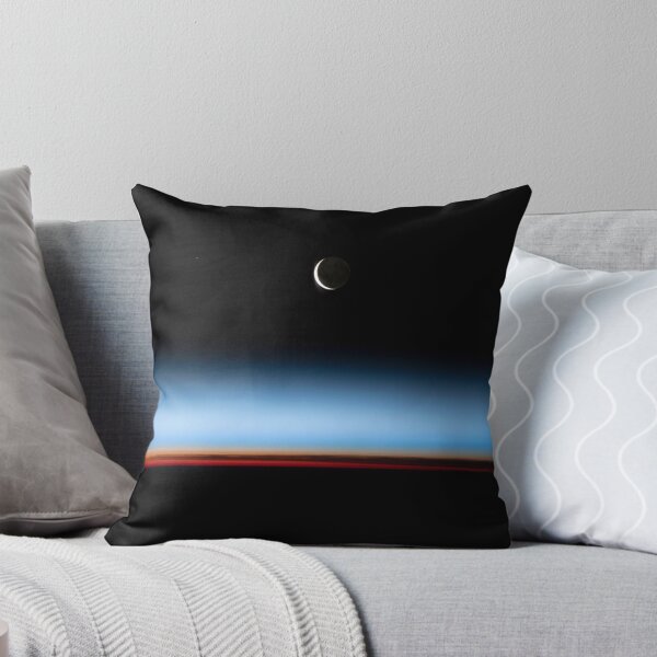 Item preview, STK205028S-A crescent moon hovering above an orbital sunset. designed and sold by StocktrekImages.
