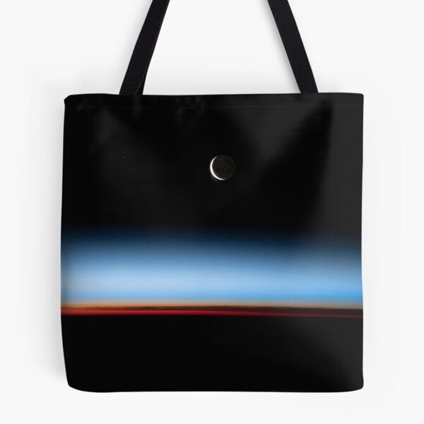 Item preview, STK205028S-A crescent moon hovering above an orbital sunset. designed and sold by StocktrekImages.