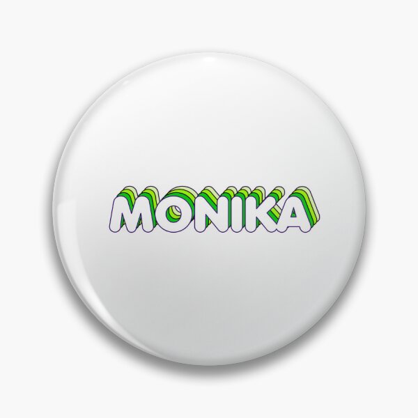 Item preview, Green Layers Monika Name Label designed and sold by NormadWorld.