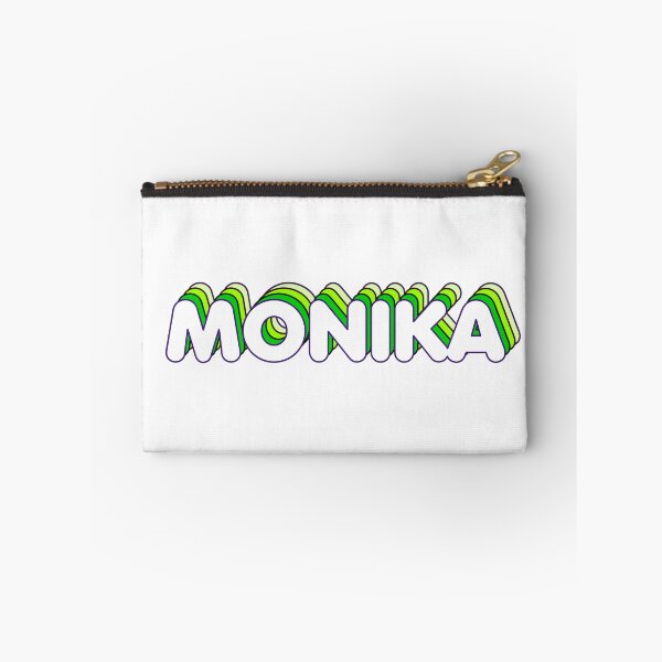 Item preview, Green Layers Monika Name Label designed and sold by NormadWorld.
