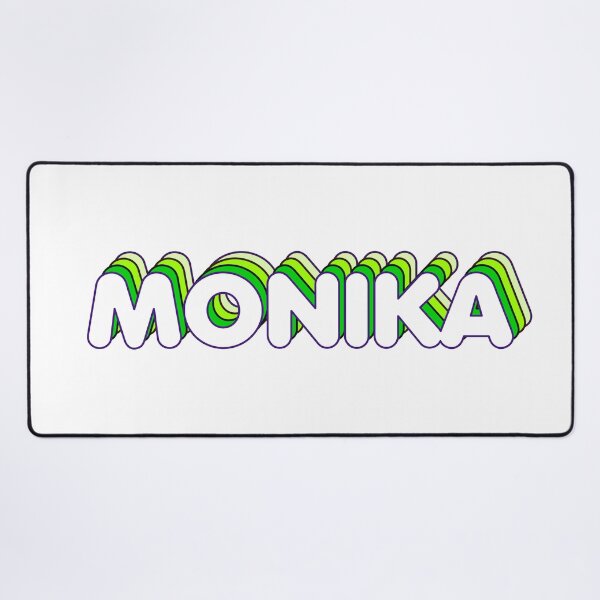Item preview, Green Layers Monika Name Label designed and sold by NormadWorld.