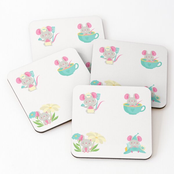 Item preview, cute little happy mouse designed and sold by huape.