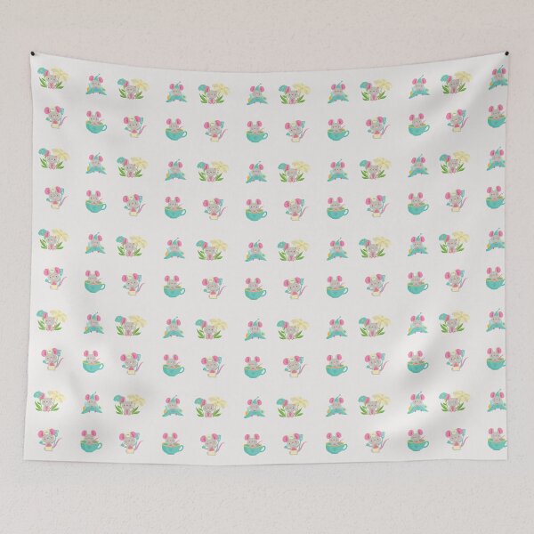 Item preview, cute little happy mouse designed and sold by huape.