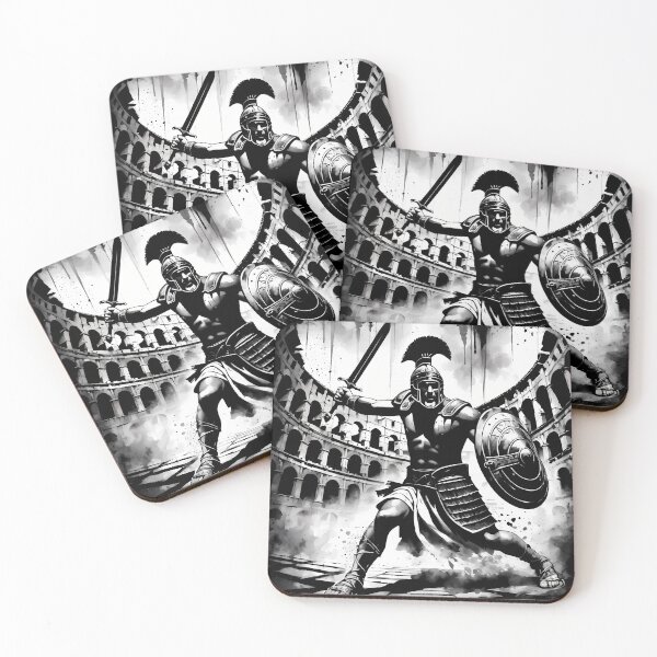 Item preview, Digitally Colossal: Admire the Strength and Determination of Gladiators in Digital Art designed and sold by Artedig.