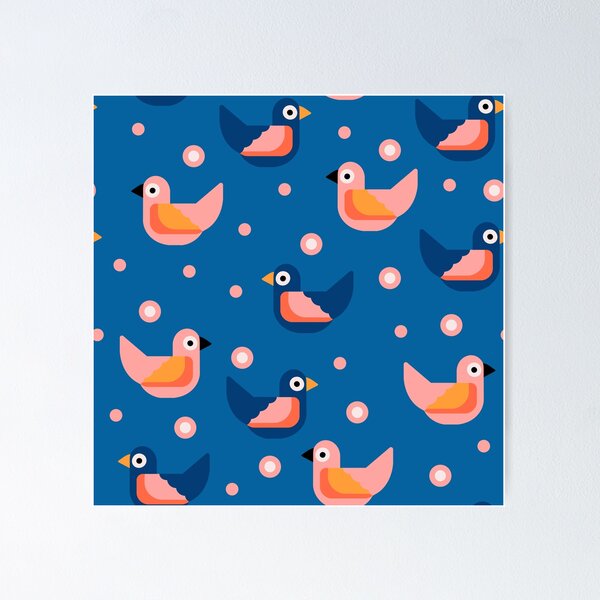 Item preview, Cute pigeons pattern. designed and sold by Leberks.