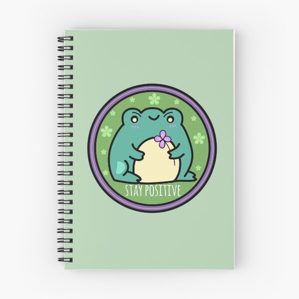 Item preview, Stay positive frog  designed and sold by Quacktails.