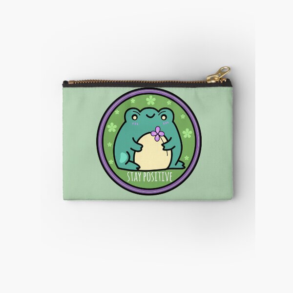 Item preview, Stay positive frog  designed and sold by Quacktails.
