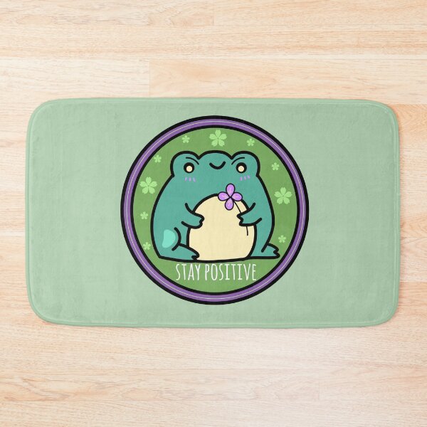 Item preview, Stay positive frog  designed and sold by Quacktails.