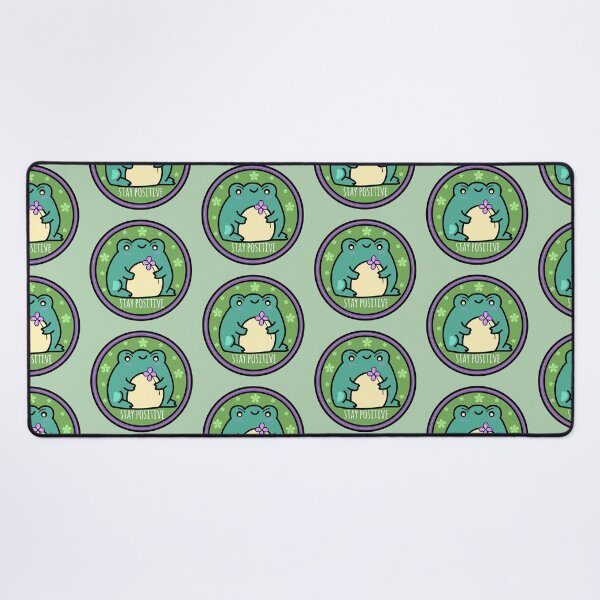 Item preview, Stay positive frog  designed and sold by Quacktails.