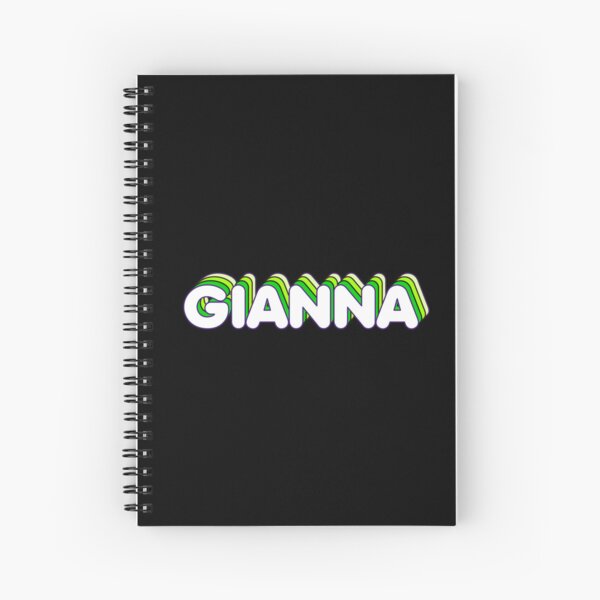 Item preview, Green Layers Gianna Name Label (Black) designed and sold by NormadWorld.