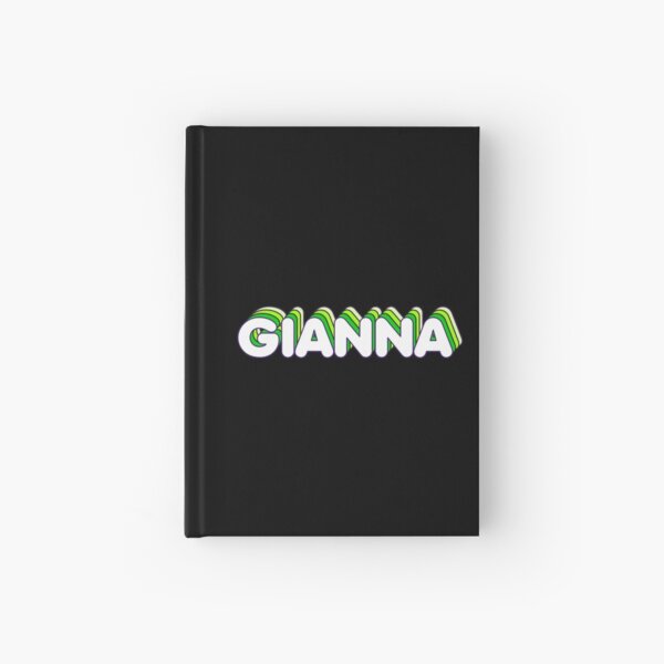 Item preview, Green Layers Gianna Name Label (Black) designed and sold by NormadWorld.