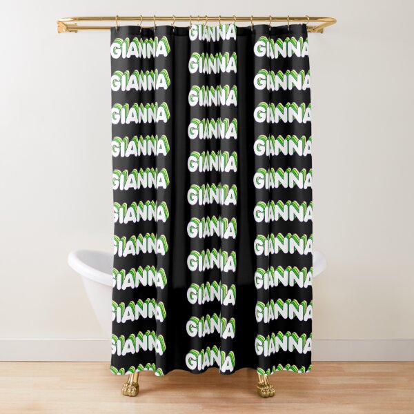 Item preview, Green Layers Gianna Name Label (Black) designed and sold by NormadWorld.